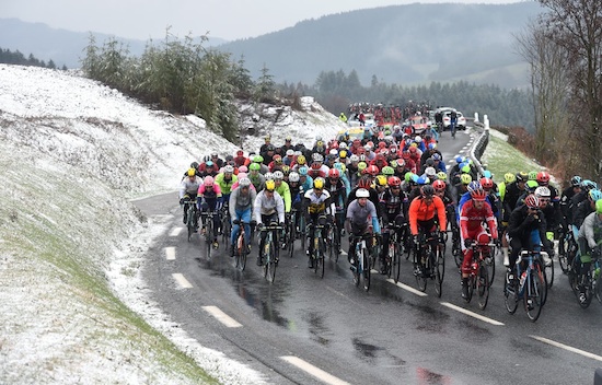 Paris-Nice snow